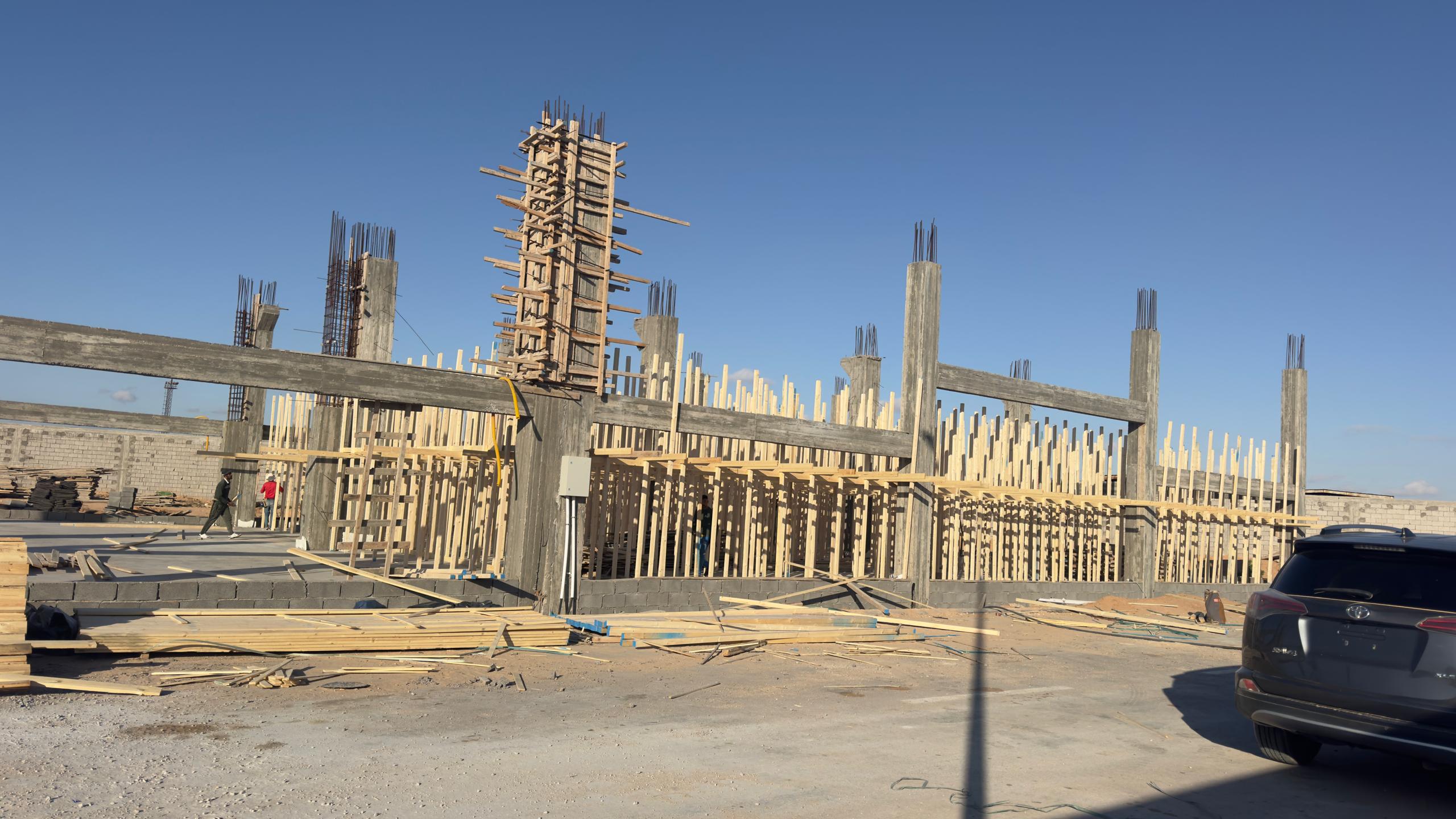 مشروع مبنى الصيانة المنطقة العسكرية