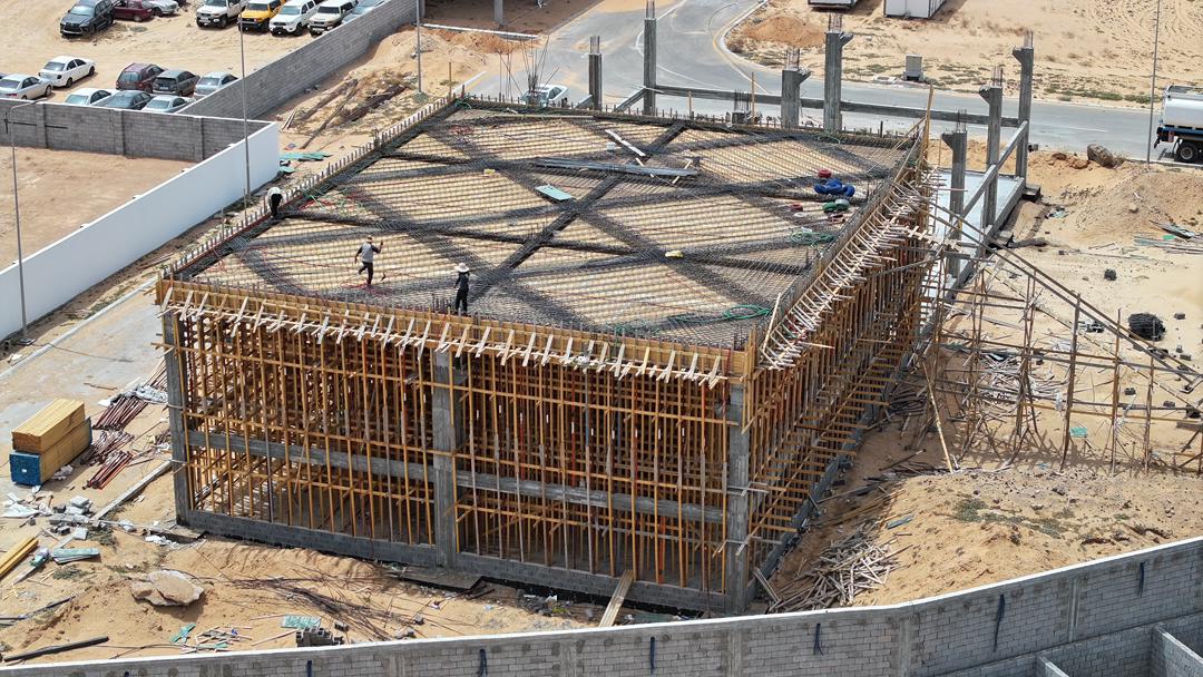 مشروع مبنى الصيانة المنطقة العسكرية