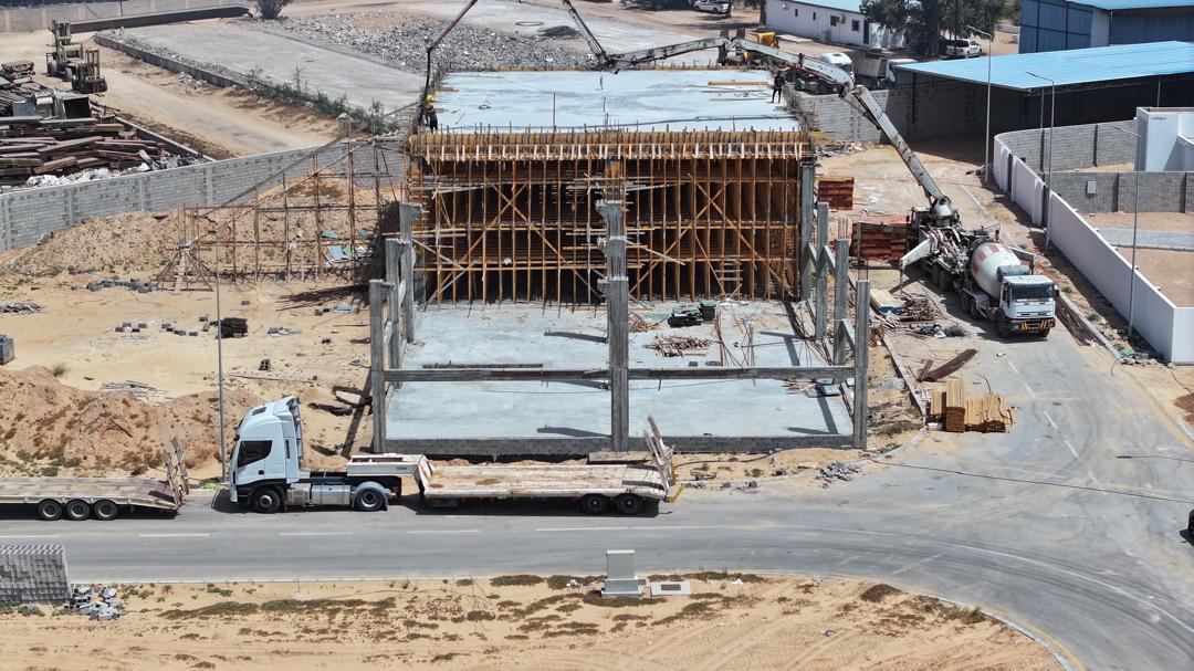 مشروع مبنى الصيانة المنطقة العسكرية